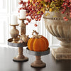 Candleholders - Pillar -  Acorn - Gold & Bronze - Findlay Rowe Designs