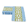 Caspari - Guest Towel Napkins - Knots And Spots - Blue  Green - Findlay Rowe Designs
