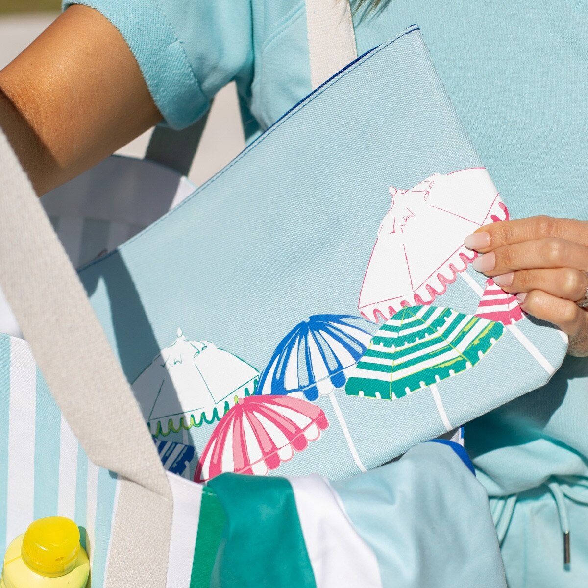 The Royal Standard - Monterosso Wet/Dry Bag -Capri Sapphire - Findlay Rowe Designs