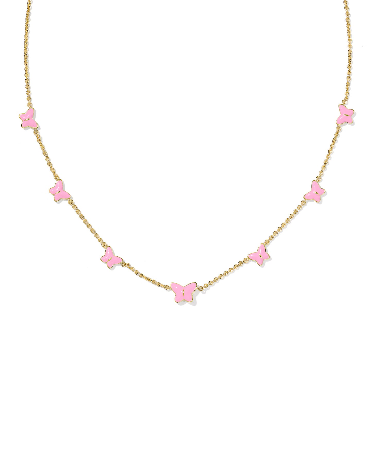 Kendra Scott - Necklace - Lillia Butterfly Gold Enamel Strand