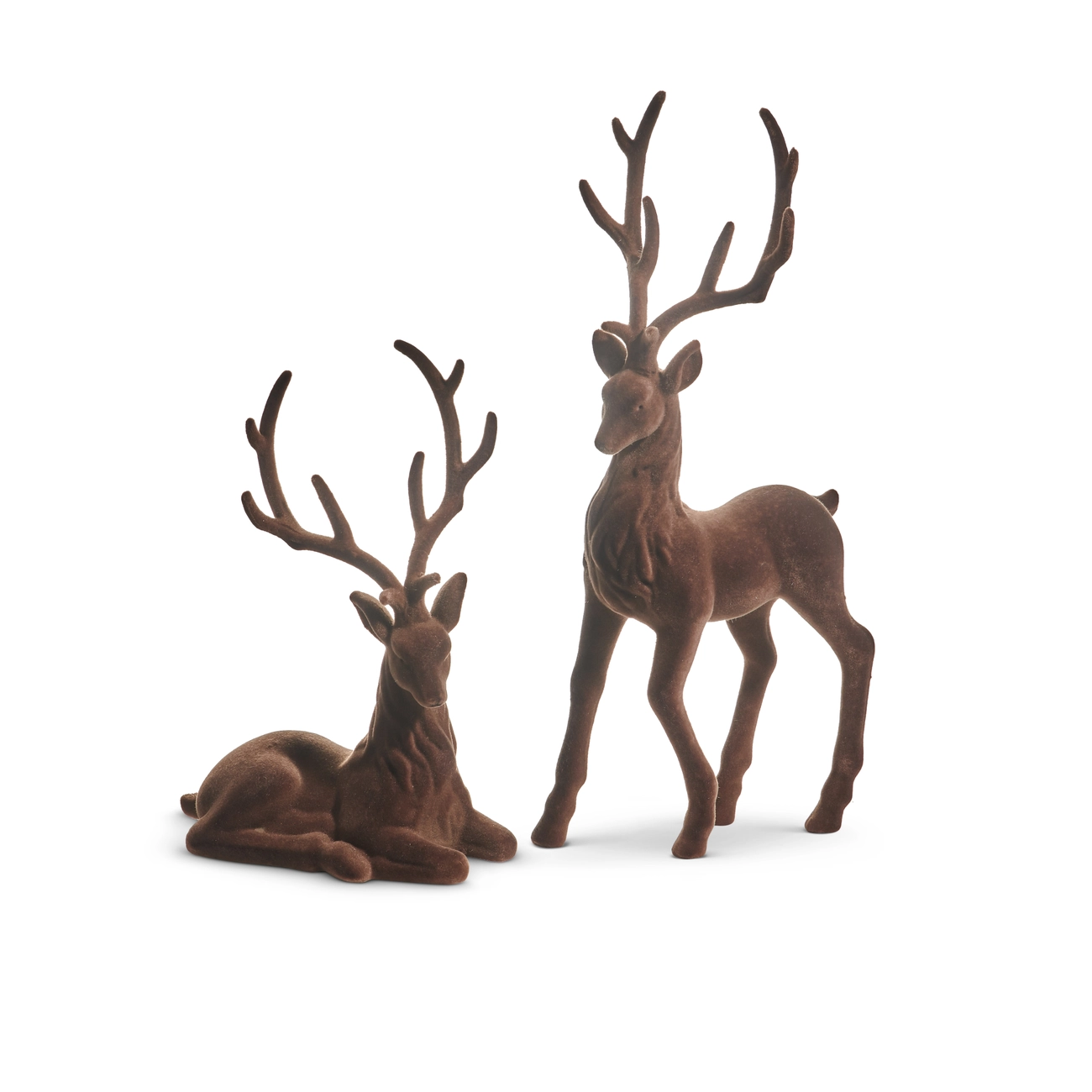 Brown Flocked Deer - 2 sizes - Findlay Rowe Designs