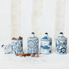 Spice Jar - Stoneware Crackle Glaze - Assorted - Findlay Rowe Designs