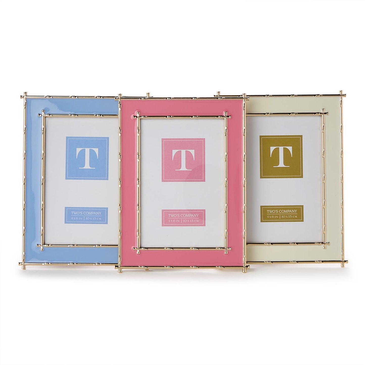Frame - 4x6 - Gold Bamboo and Enamel - Findlay Rowe Designs