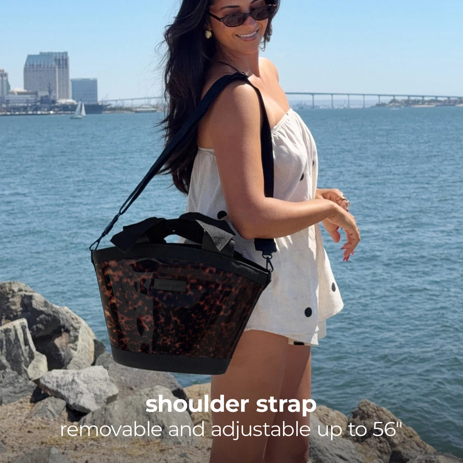 Case-Mate - Mini Jelly Cooler Tote Bag 7L - Tortoiseshell Bow - Findlay Rowe Designs