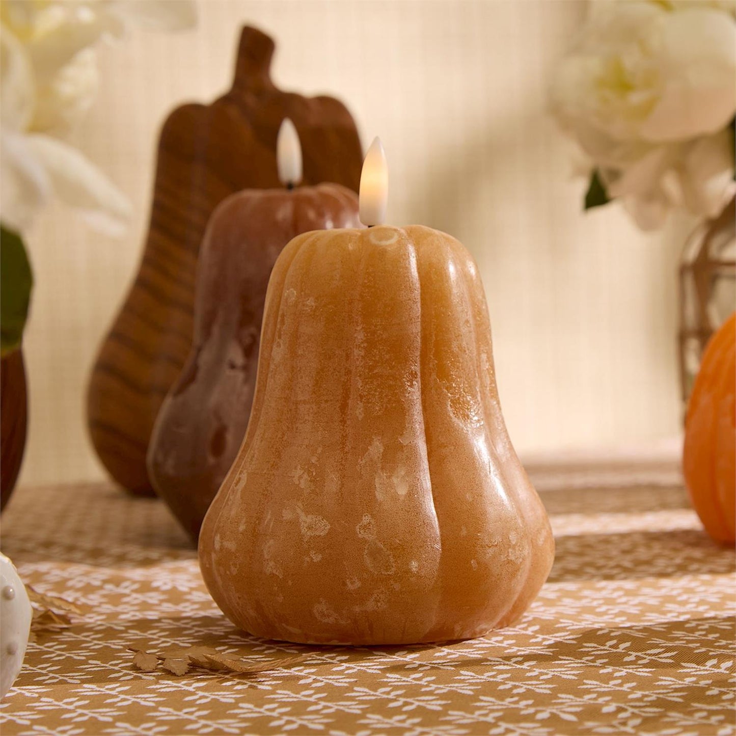 Candle - Flameless LED Pumpkin or Gourd