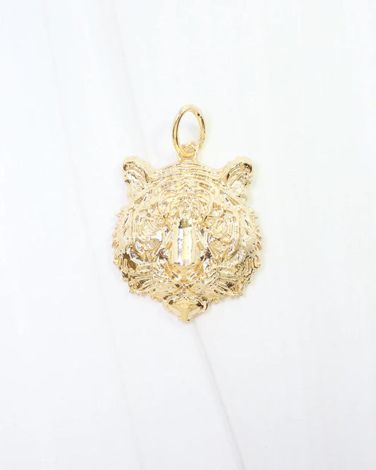Caroline Hill - Chelsey Gold Charm - Tiger - Findlay Rowe Designs