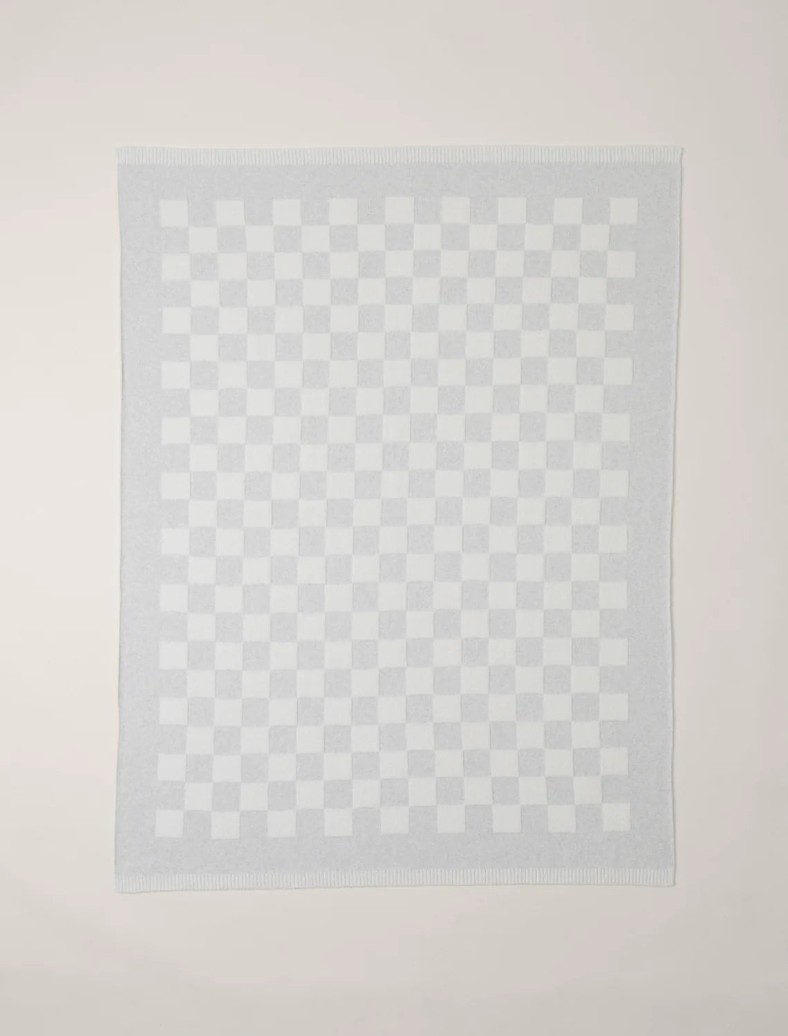 Barefoot Dreams - Throw - CozyChic® Throw - Cotton Checkered - Gray / Cream - Findlay Rowe Designs