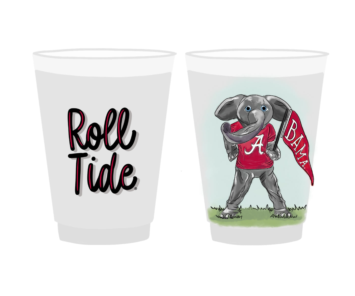 Collegiate - Frosted Cups Set 8