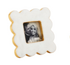 Mud Pie- Scallop Marble Frame