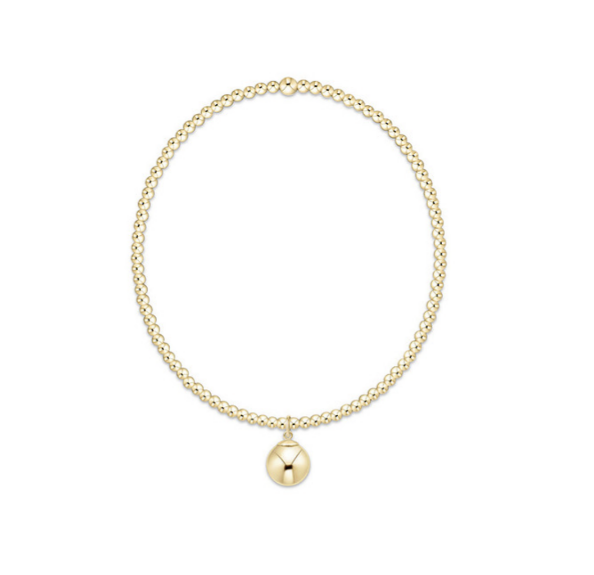 Enewton - Classic Gold 2mm Bracelet - Classic Gold 8mm Charm - Findlay Rowe Designs