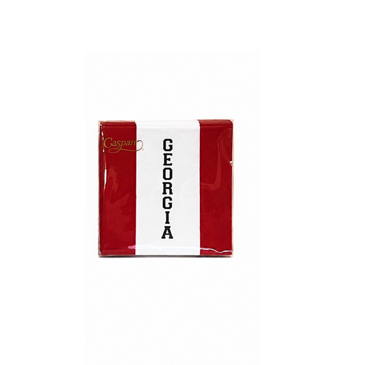 Caspari - Cocktail  Napkins - Gameday - Georgia