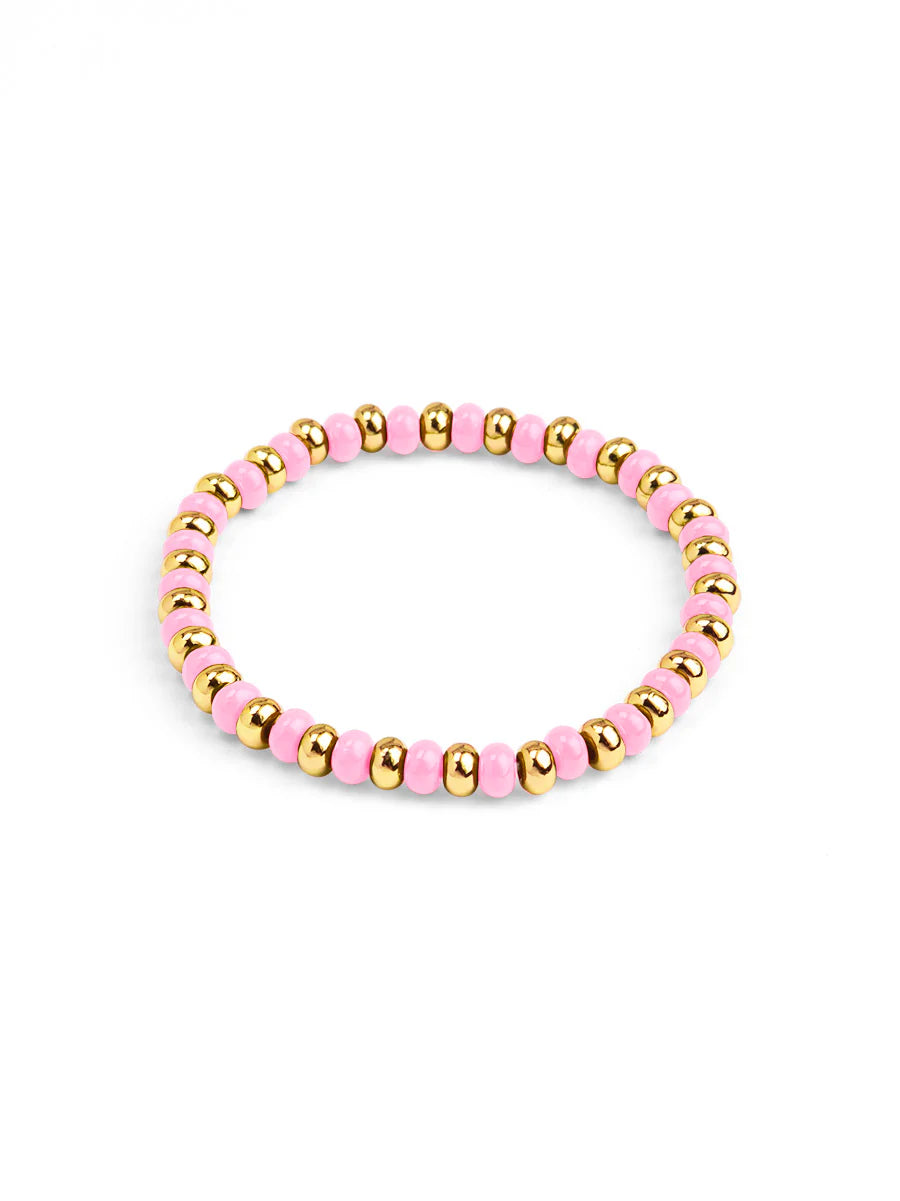 Bracelet - Enamel Stretch Beads - Findlay Rowe Designs