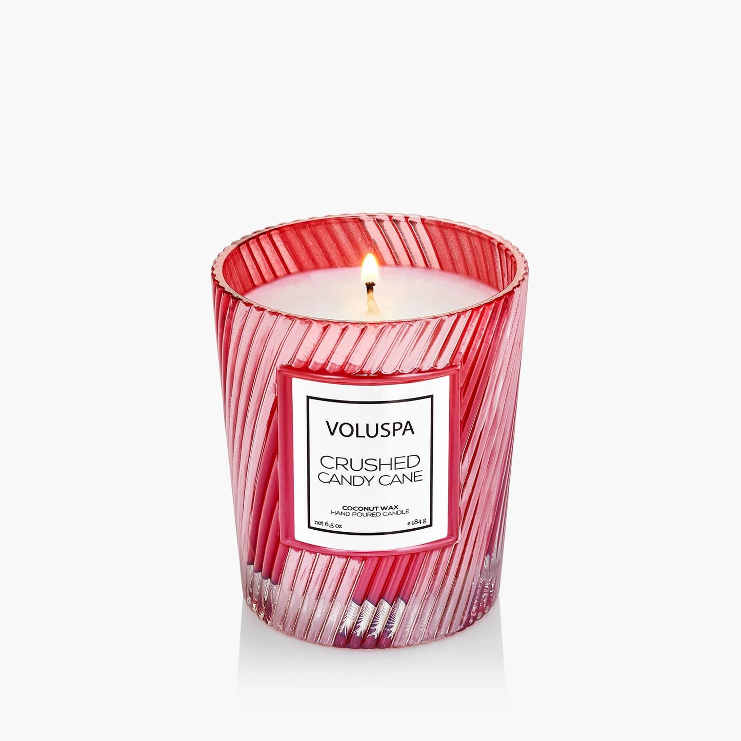Voluspa - Crushed Candy Cane - 12oz Classic Candle - Findlay Rowe Designs
