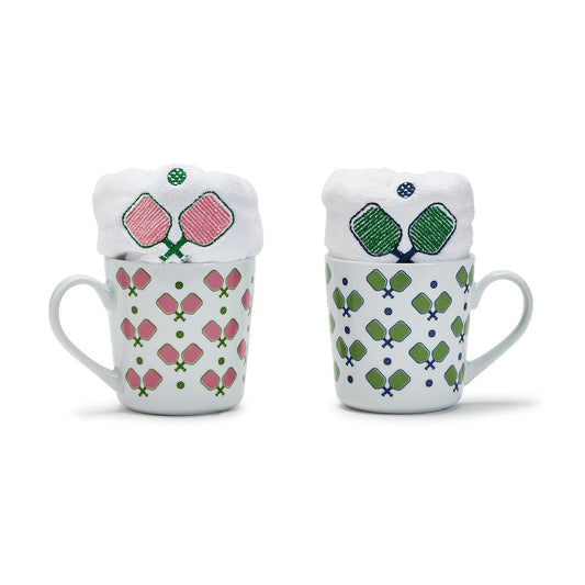 Pickleball Mug with Sport Towel Set
