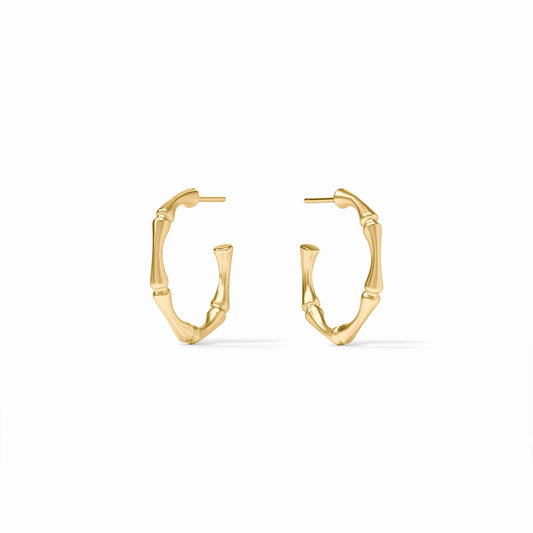 Julie Vos - Earring - Bamboo Hoop - Small - Findlay Rowe Designs