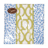 Caspari - Cocktail Napkins - Knots And Spots - Blue  Green - Findlay Rowe Designs
