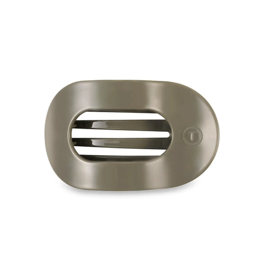 Teleties - Flat Round Hair Clip - Sage it Ain't So - Medium