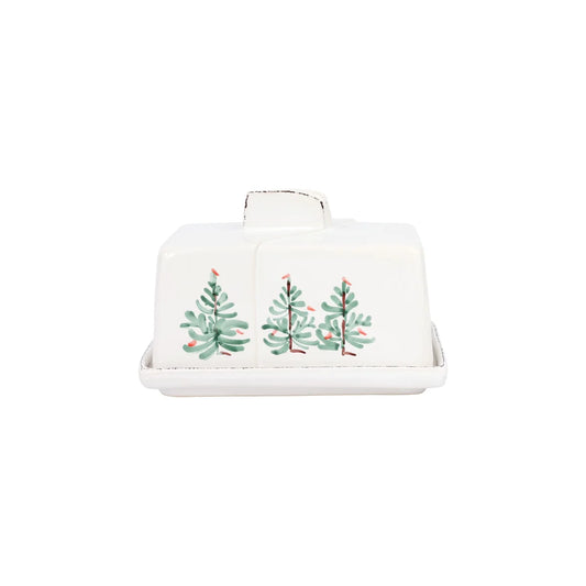 Vietri - Lastra Holiday Butter Dish - Findlay Rowe Designs