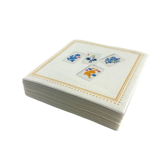 Maven Home - Cocktail Napkins - Linen-Feel - Mahjong 2 - Findlay Rowe Designs
