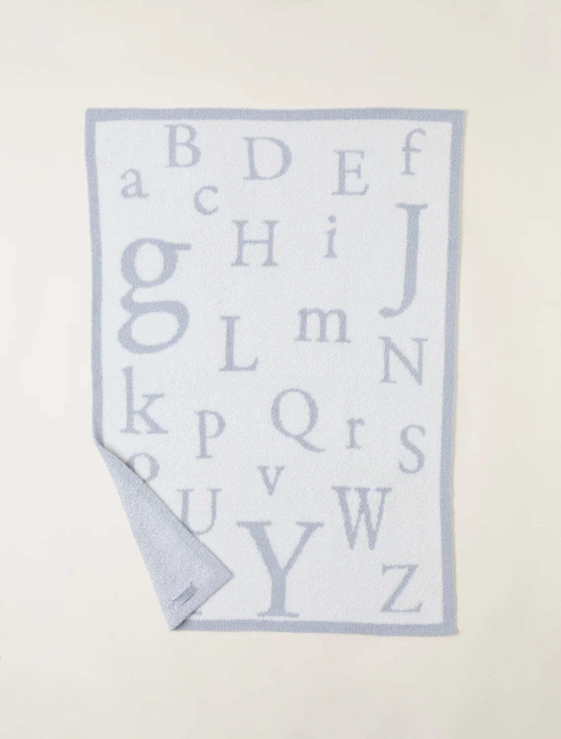 Barefoot Dreams - ABC Blanket - CozyChic® - Ocean/Cream - Findlay Rowe Designs