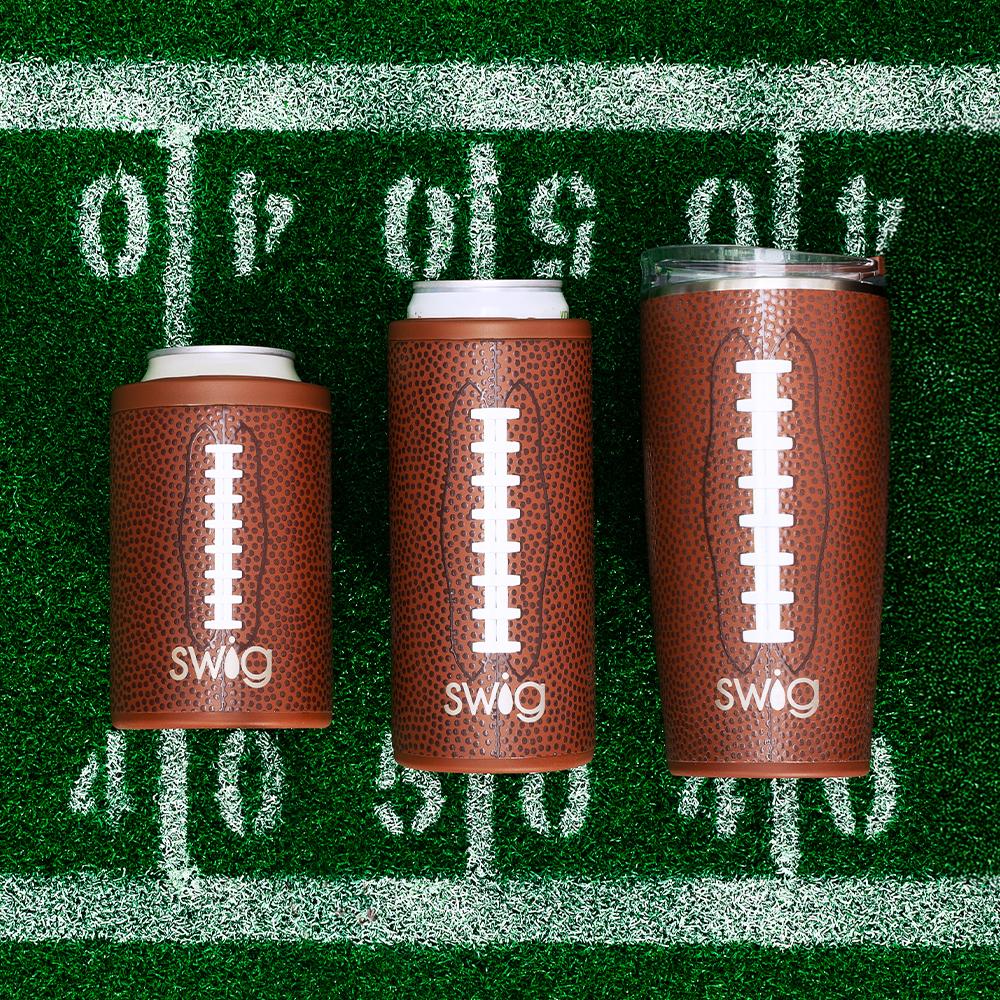 Swig - 12oz Can + Bottle Cooler - Football - Findlay Rowe Designs