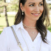 Natalie Wood Adorned Pearl Mini Beaded Necklace in Gold