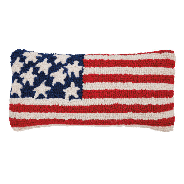 Mud Pie - Pillow - Hook Wool Mini - Americana - Findlay Rowe Designs