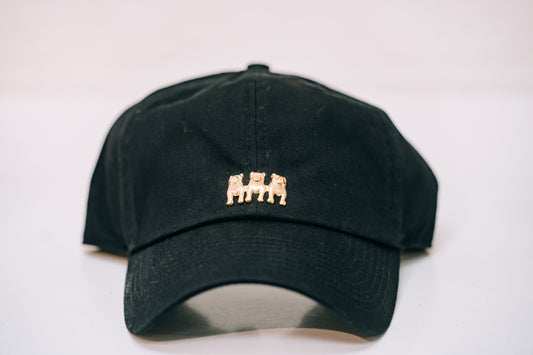 Lisi Lerch - BLACK TRIPLE BULLDOG HAT BASEBALL - Findlay Rowe Designs