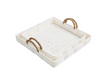 Mud Pie - Tray Set - White Woven - Findlay Rowe Designs