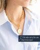 Susan Shaw - Necklace - Gold Coin Toggle - Findlay Rowe Designs