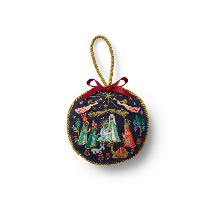 Rifle Paper Co - Ornament - Embroidered Nativity | Findlay Rowe Designs