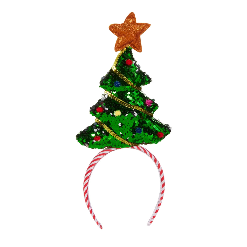 Headband - 14.5" Sequin Tree
