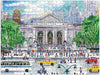 Galison Michael Storrings Springtime at The Library Double-Sided Puzzle, 500 Pieces