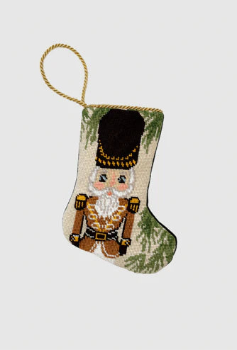 Ornament - Bauble Stocking - Vietri Nutcracker Gold - Findlay Rowe Designs
