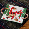 Vietri - Old St. Nick - Handled Square Platter - Findlay Rowe Designs