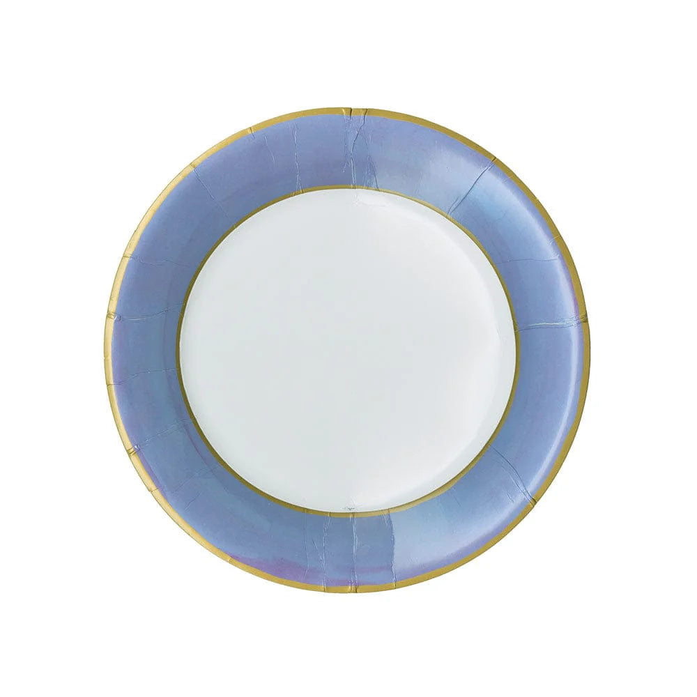 Caspari - Salad Dessert Plates - Watercolor Blue - Findlay Rowe Designs