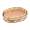 Mud Pie - Tray - Cane Oval - Findlay Rowe Designs