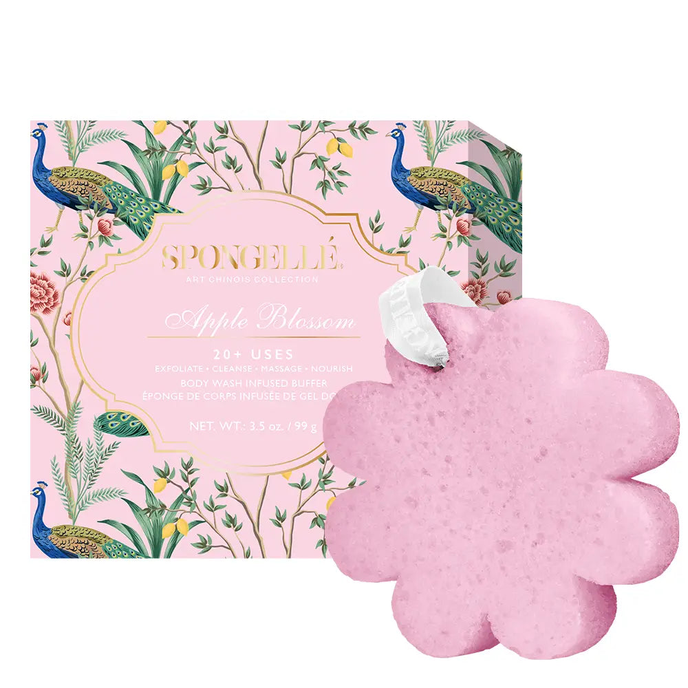 Spongelle - Apple Blossom Art Chinois Body Buffer - Findlay Rowe Designs