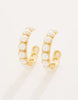 Spartina - Earrings - Anna Hoop - Pearl - Findlay Rowe Designs