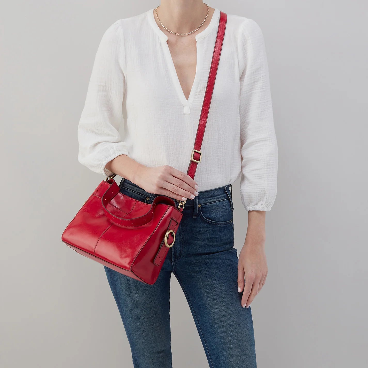 Clearance - Hobo - Render - Small Crossbody - Claret