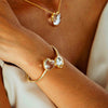 Bracelet - Love Bangle - Clear Quartz - Findlay Rowe Designs