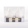 Salt & Pepper Set - White Textured Jar - Findlay Rowe Designs