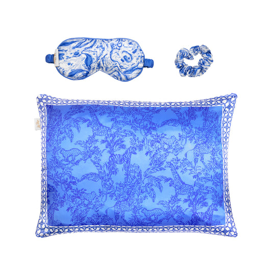 Lilly Pulitzer - Pillowcase Sleep Set - Safari Party Marble Swirl - Findlay Rowe Designs