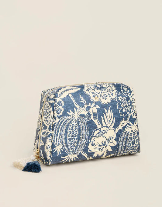 Spartina - Large Cosmetic Pouch - Flagler Blue - Findlay Rowe Designs