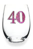 Queens Jewels - Stemless Wine - Jeweled - Findlay Rowe Designs