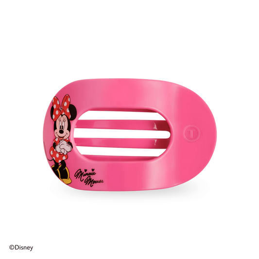 Teleties - Flat Round Hair Clip - Minnie Mouse Pink - Medium - Findlay Rowe Designs