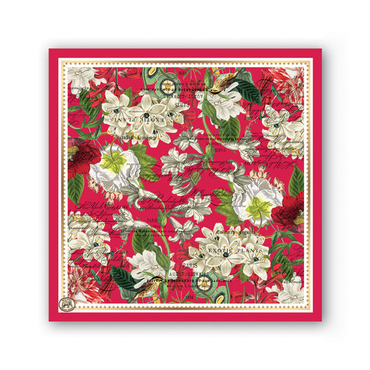 Michel Design Works - Cocktail Napkin - White Christmas