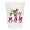 Sip Hip Hooray - Frosted Party Cup - Christmas Set of 6
