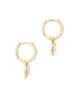 Kendra Scott - Earring - Ari Heart Huggie - Gold Dichroic Glass - Findlay Rowe Designs