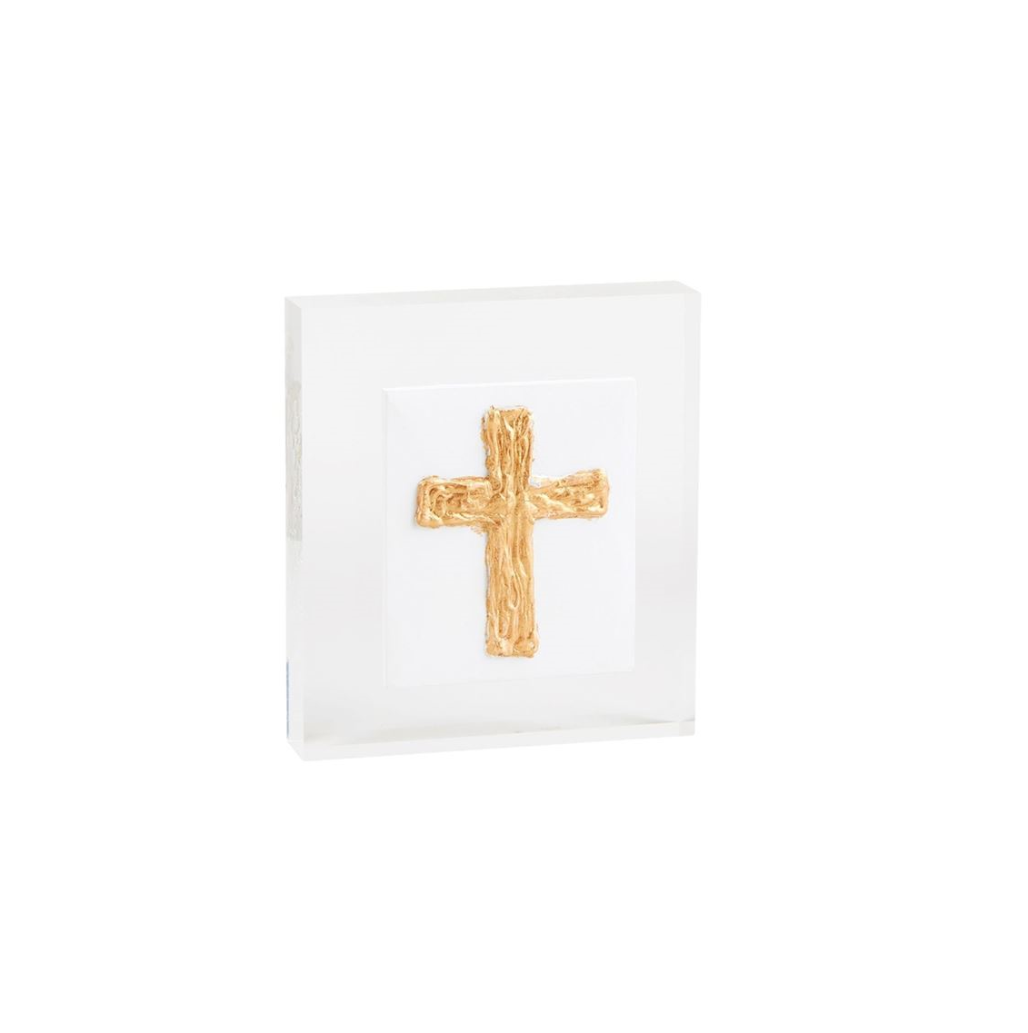 Mud Pie - Acrylic Cross Block